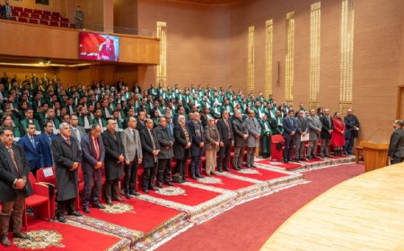 بعد الموافقة الملكية السامية على تعيينهم في السلك القضائي قضاة الفوج 48 يؤدون اليمين القانونية
