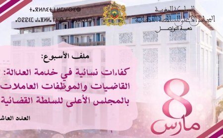 كفاءات نسائية في خدمة العدالة:  القاضيات والموظفات العاملات بالمجلس الأعلى للسلطة القضائية