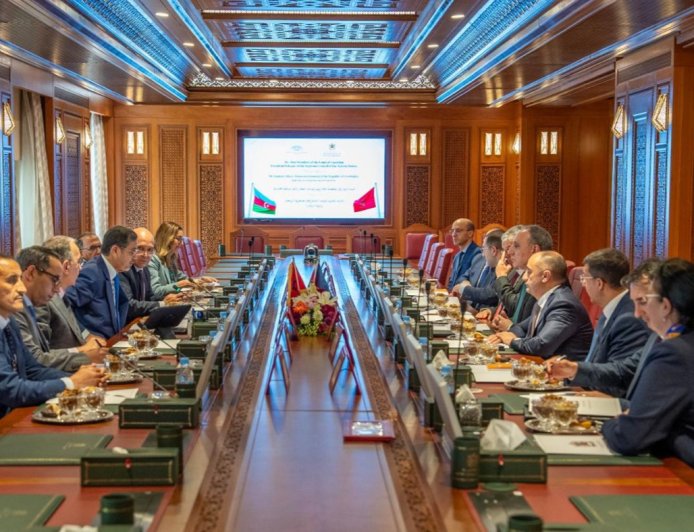 السيد الرئيس المنتدب للمجلس الأعلى للسلطة القضائية يستقبل المدعي العام لجمهورية أذربيجان